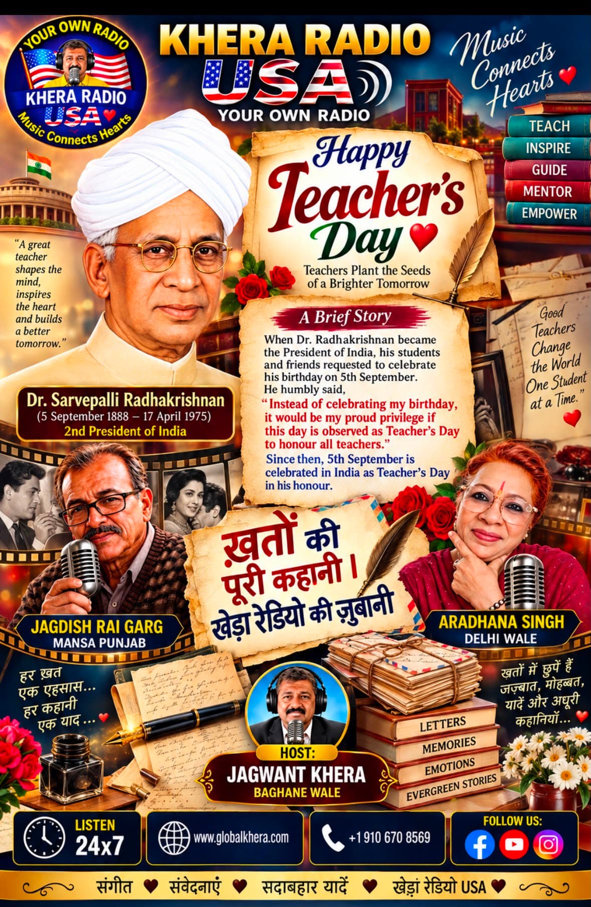 138.- THE STORY OF LETTER & HAPPY TEACHER DAY podcast cover