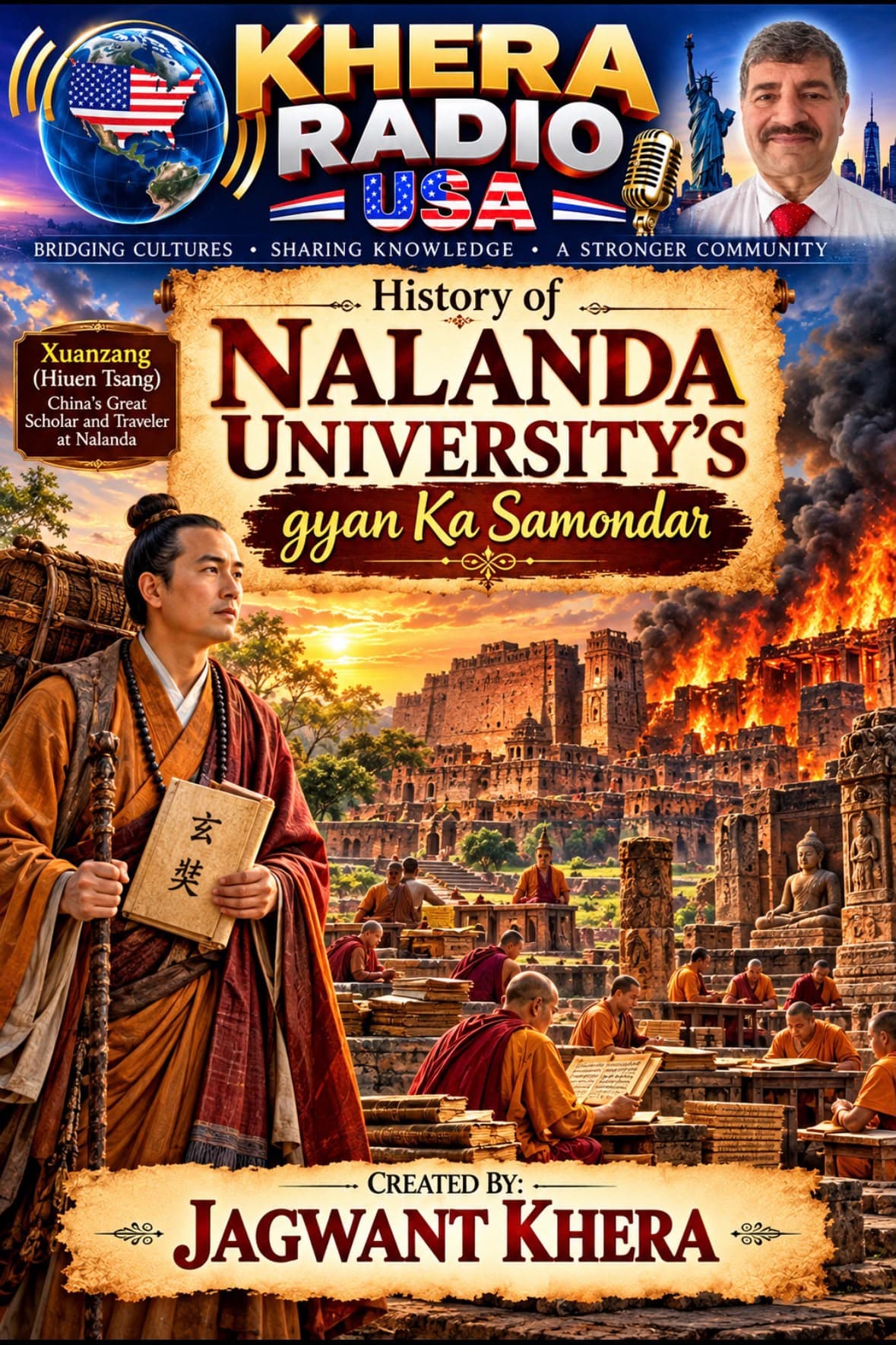 111.-नालंदा विश्वविद्यालय और ह्युनसांग-NALANDA UNIVERSITY AND HIONSANG podcast cover