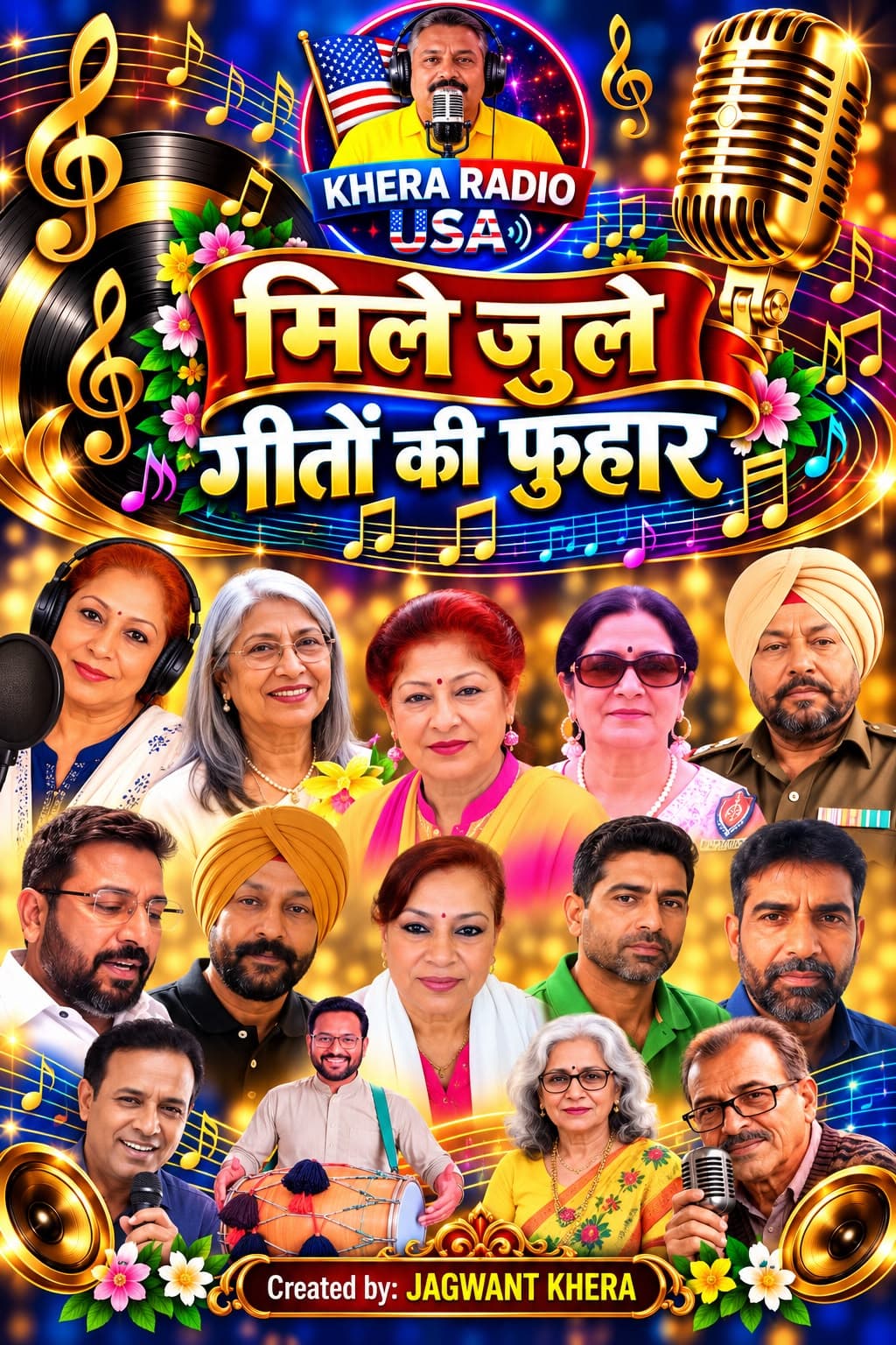 205.- मिले जुले गीतों की फुहार-Shower of mix Songs podcast cover