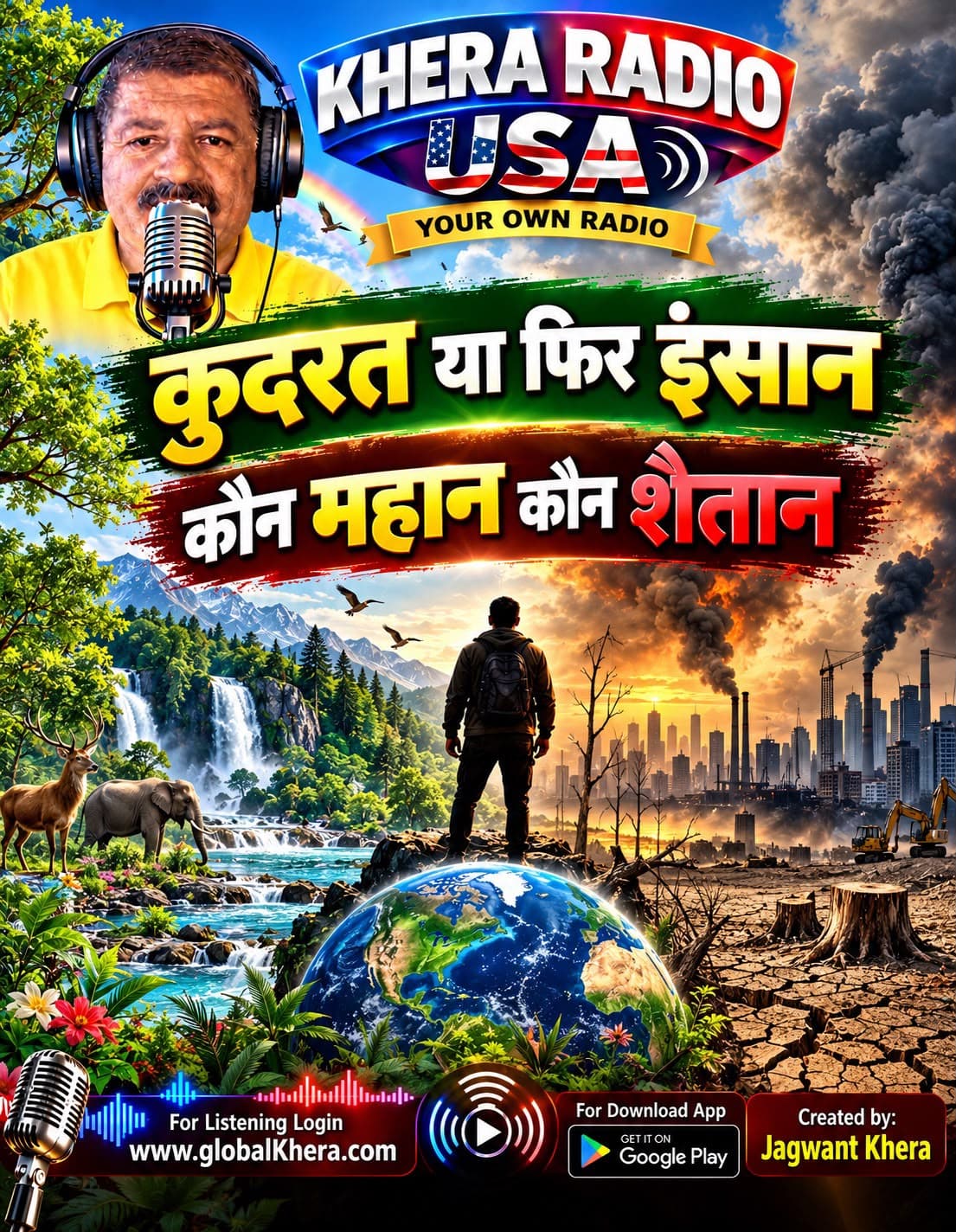 210.-कवितायें -कुदरत या इंसान,कौन महान कौन शैतान-KUDRAT YA INSAAN, KON MAHAN KON SHAITAN podcast cover